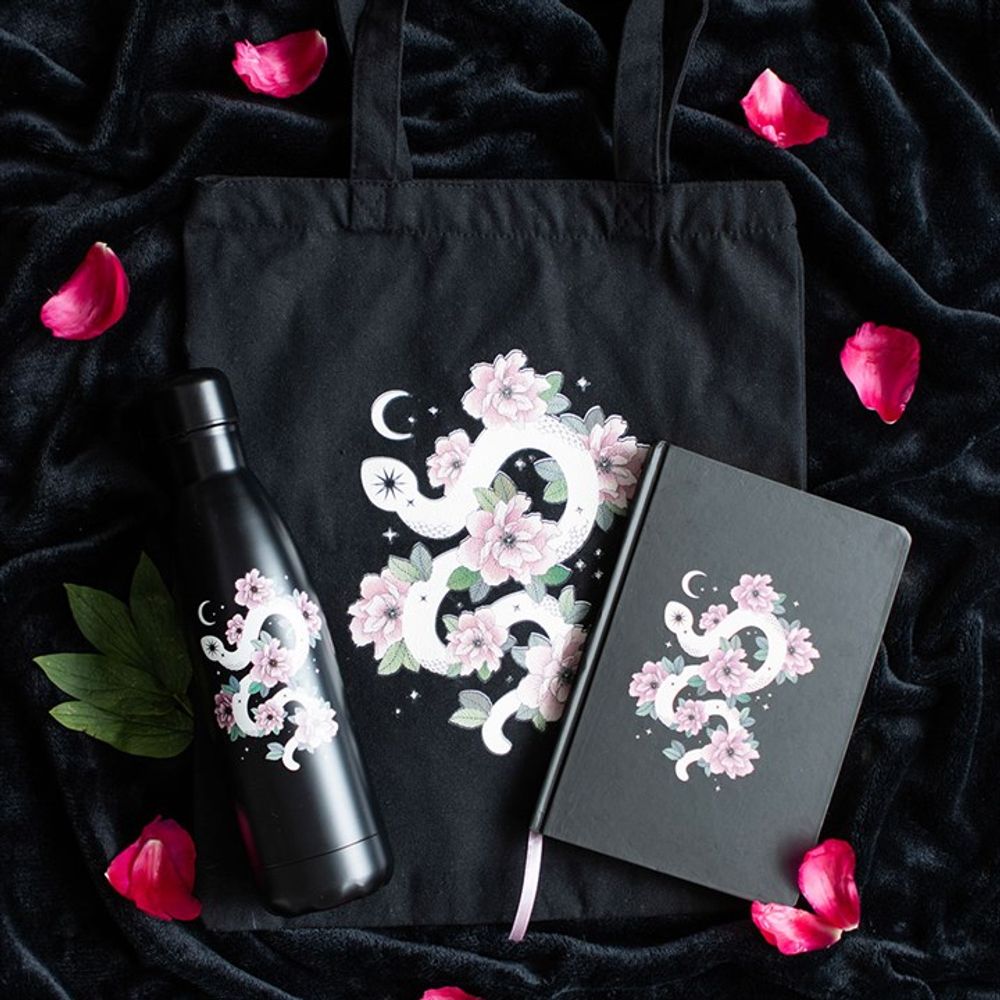 Floral Snake Metal Water Bottle